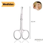Tesourinha P/ Corte Aparar Pelos Nariz Orelha Bigode Mundial - Imagem 7