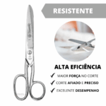 Tesoura Para Costura Forjada De Aço 17cm Mundial 445-7 - Imagem 4