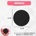 Refil Lixa Disco Pedicuro Adesiva 100 unidades - Imagem 6