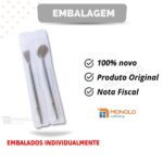 Kit Bisturi Calos Plantar + Bisturi Dorsal Podologia Inox - Imagem 6