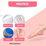 Botinha Plástica Descartável Pedicure com 100 Unidades - Imagem 2