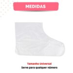 Botinha Plástica Descartável Pedicure com 100 Unidades - Imagem 5