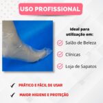 Botinha Plástica Descartável Pedicure com 100 Unidades - Imagem 6