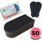 50 Lixas P/ Pés Refil Descartável Pequeno Base quadrada
