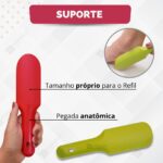 50 Lixas para Pés Refil Descartável + 1 Base Suporte Anatômica - Imagem 5
