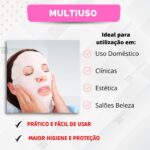 Mascara Facial Descartável Hidratação Limpeza Pele 50 unidades - Imagem 4