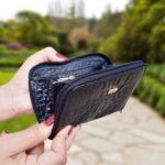 Carteira Feminina Pequena de Zíper Couro Legítimo - Imagem 2