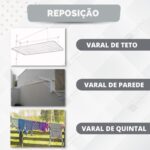 Corda Varal Teto Reposição apto 15m mais resistente 4mm - Imagem 6