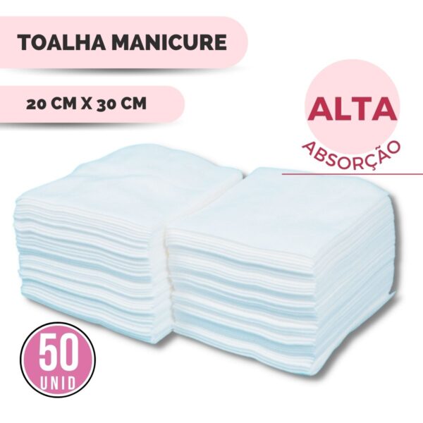Toalha Descartável Manicure 20x30 cm