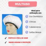 Touca Térmica Metalizada c/ bolinhas isopor p/ Hidratação Capilar - Imagem 5