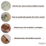 Kit c/ 4 Peso Porta Protetor Prendedor Aparador Silicone - Imagem 2