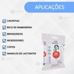 Lenços Umedecidos Limpa Chupeta Original Envio Imediato - Imagem 3