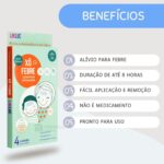 Xô Febre Compressas Refrescantes Alívio Febre - Imagem 3