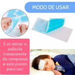 Xô Febre Compressas Refrescantes Alívio Febre - Imagem 5