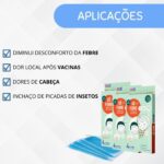 Xô Febre Compressas Refrescantes Alívio Febre - Imagem 6