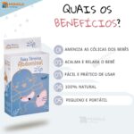 Faixa Térmica Abdominal c/ Ervas Bebês Alivia Cólica Gases - Imagem 2