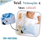 Faixa Térmica Abdominal c/ Ervas Bebês Alivia Cólica Gases - Imagem 3