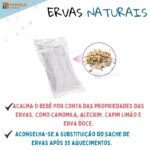 Faixa Térmica Abdominal c/ Ervas Bebês Alivia Cólica Gases - Imagem 5