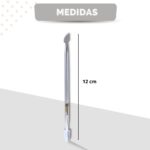 Kit 10 Espátula Cutícula Unha Manicure Empurrador Raspador Profissional Aço Inox Premium - Imagem 9