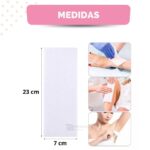 Papel depilação TNT Lenço Descartável Folhas 100 unid Fácil e prático de usar - Imagem 8