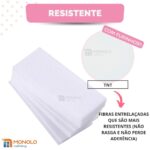Papel depilação TNT Lenço Descartável Folhas 100 unid Fácil e prático de usar - Imagem 3
