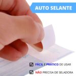 100 Envelopes para Esterilização Piercing Brocas Autoclave Autoselante 5cm x 13cm - Imagem 3