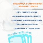 100 Envelopes para Esterilização Piercing Brocas Autoclave Autoselante 5cm x 13cm - Imagem 2