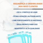 200 Envelopes de Esterilização Alicate Autoclave 9cm x 23cm Auto selante - Imagem 2
