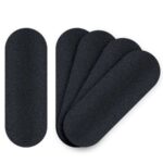 50 Lixas Refil Pé Descartável Pedicure Adesiva Colante Preta - Imagem 6