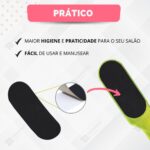 50 Lixas Refil Pé Descartável Pedicure Adesiva Colante Preta - Imagem 5