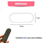 50 Lixas Refil Pé Descartável Pedicure Adesiva Colante Preta - Imagem 10