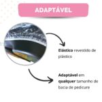 Protetor Bacia Pedicure Descartável 68x66 cm Pacote com 50 unidades Envio Imediato - Imagem 3