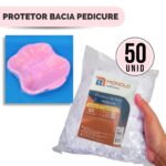Protetor Bacia Pedicure Descartável 68x66 cm Pacote com 50 unidades Envio Imediato