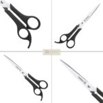 Tesoura Cortar Cabelo Barbeiro Com Descanso Grande Mundial - Imagem 5