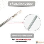 Kit Bisturi Podólogo 208 214 254 222 484  Podologia Unha Aço Inox Profissional - Imagem 4