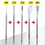 Kit Bisturi Podólogo 208 214 254 222 484  Podologia Unha Aço Inox Profissional - Imagem 10