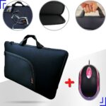 Kit Capa Case Pasta Notebook 15,6 14 17 + Mouse cabo Usb Led