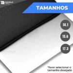 Kit Capa Case Pasta Notebook 15,6 14 17 + Mouse cabo Usb Led - Imagem 9