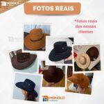 Chapeu Country Feminino Cowgirl Rodeio Sertanejo Boiadeira Cowboy Americano Premium - Imagem 8
