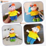 Boneco Pano Infantil Pelúcia Menino Matheus Antialérgico e Lavável - Imagem 8