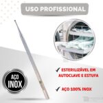 Kit 3 Bisturi Cureta 261 Removedor Cutícula Unha Manicure Podologia Profissional Aço Inox Monolo - Imagem 4