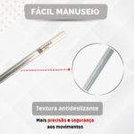 Kit 3 Bisturi Cureta 261 Removedor Cutícula Unha Manicure Podologia Profissional Aço Inox Monolo - Imagem 5