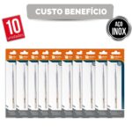 Kit 10 Bisturi Goiva 206 Removedor Cutícula Unha Manicure Podologia Profissional Aço Inox Monolo - Imagem 10