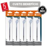 Kit c/ 5 Bisturi 222 Calosidade Podologia Unha manicure pedicure Pés Aço Inox Premium - Imagem 2