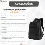 Mochila Couro Legítimo Masculina Executiva Notebook Luxo - Imagem 7