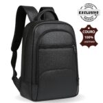 Mochila Couro Legítimo Masculina Executiva Notebook Luxo