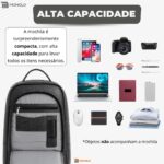 Mochila Couro Legítimo Masculina Executiva Notebook Luxo - Imagem 5