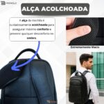 Mochila Couro Legítimo Masculina Executiva Notebook Luxo - Imagem 9