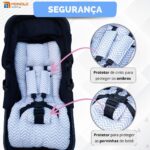 Colchonete Carrinho Bebê Protetor Almofadada Macia Monolo - Imagem 2