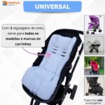 Colchonete Carrinho Bebê Protetor Almofadada Macia Monolo - Imagem 3